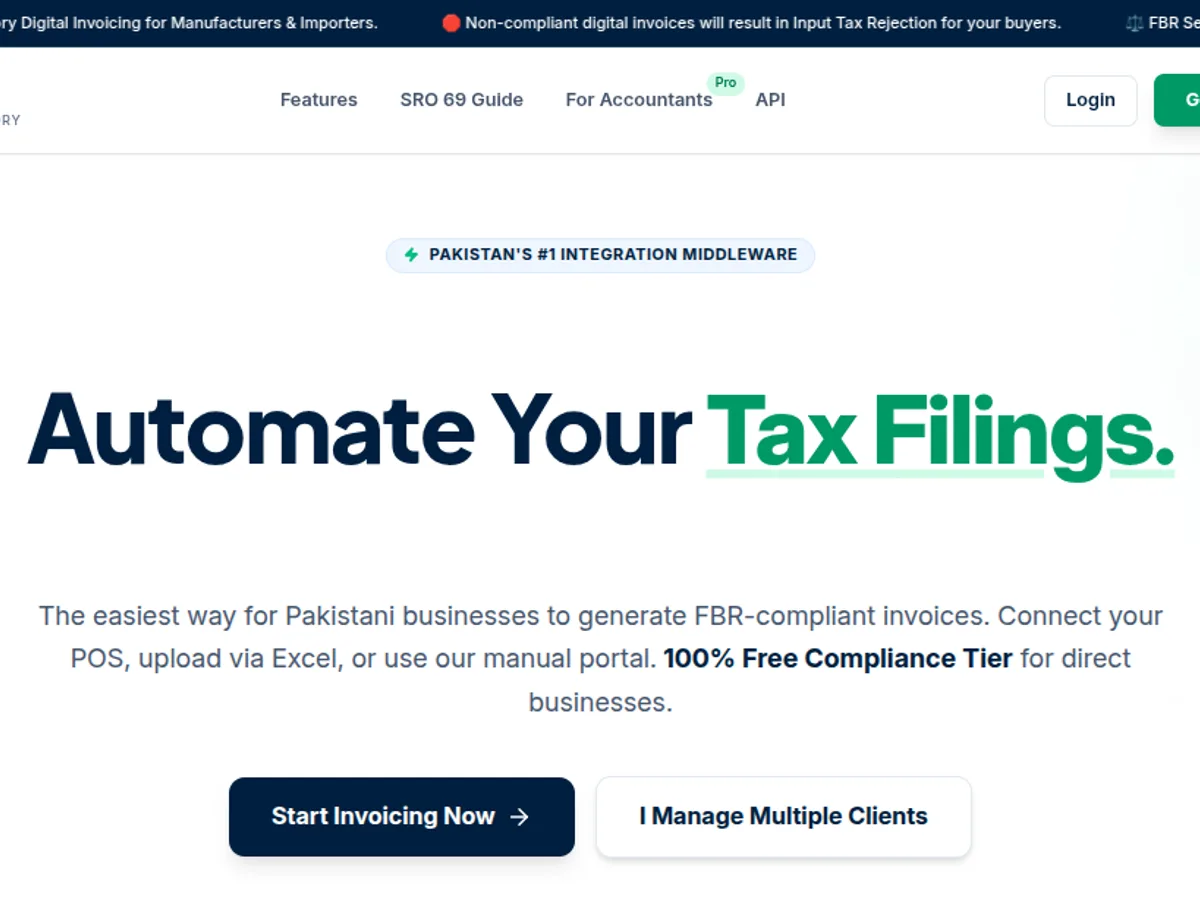 ApexFBR Platform — Web Development project by Rixsols AI and software development company